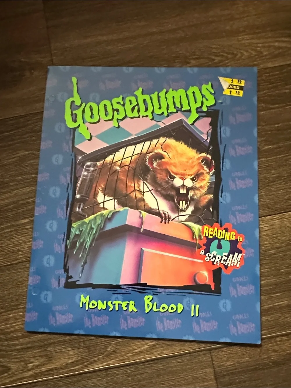 Goosebumps New Monster Blood II cuddles the hamster folder